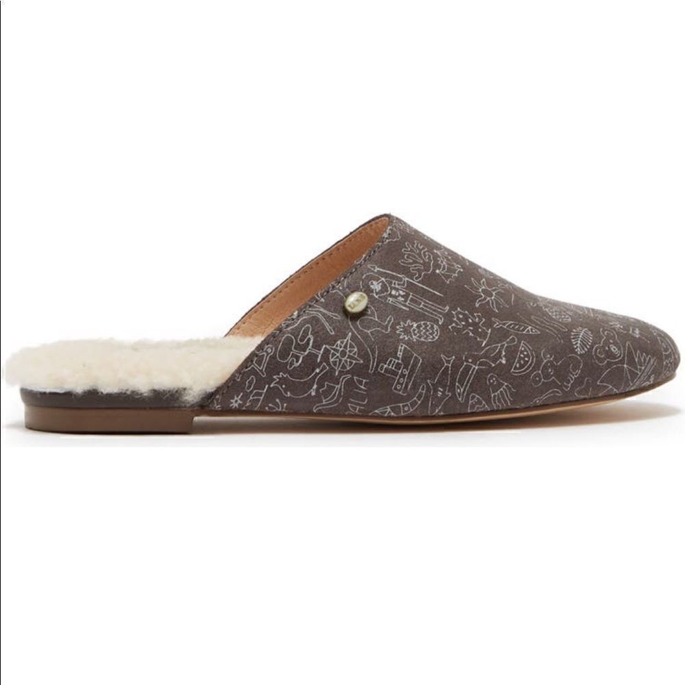 Women’s Australia luxe Collective Marcos genuine shearling mule slippers new